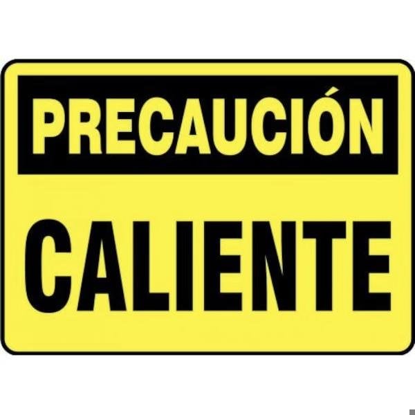 Accuform OSHA CAUTION Safety Sign HOT 14 in x SHMCPG609XL - main